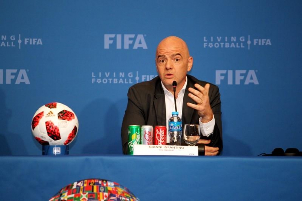 Infantino says he has wide support for 48-team World Cup in Qatar