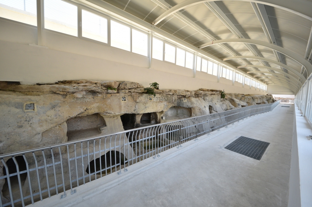 These 4th century Paleochristian catacombs once faced destruction because of roadworks