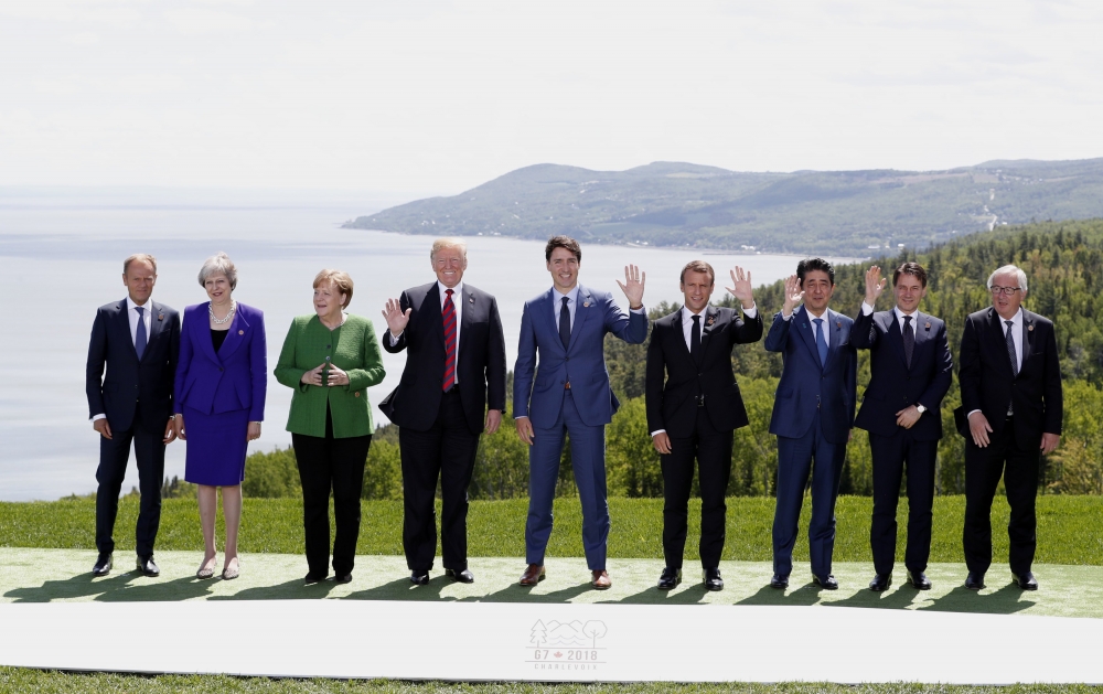 Trump calls for Russia reinstatement as G7 summit enters final day