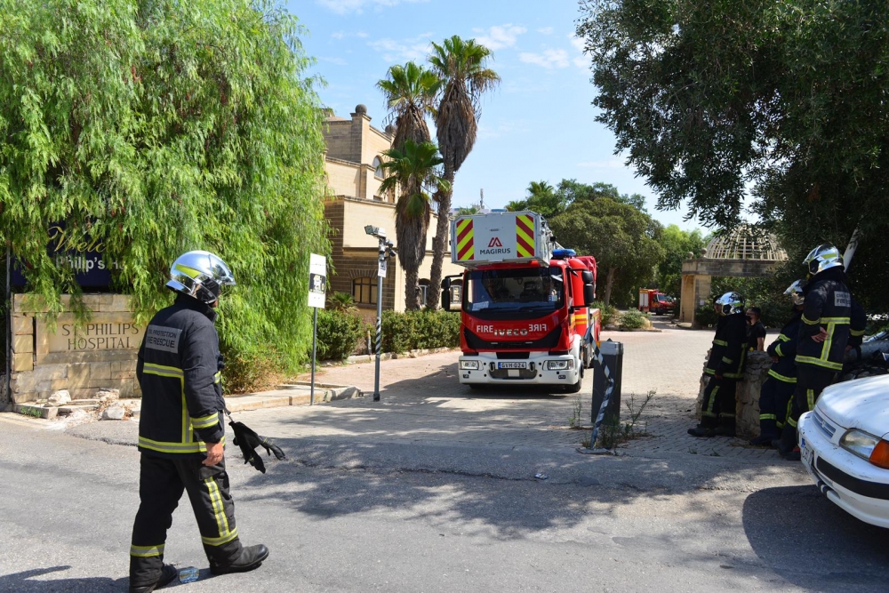 No one injured in substation fire at St Philip’s Hospital