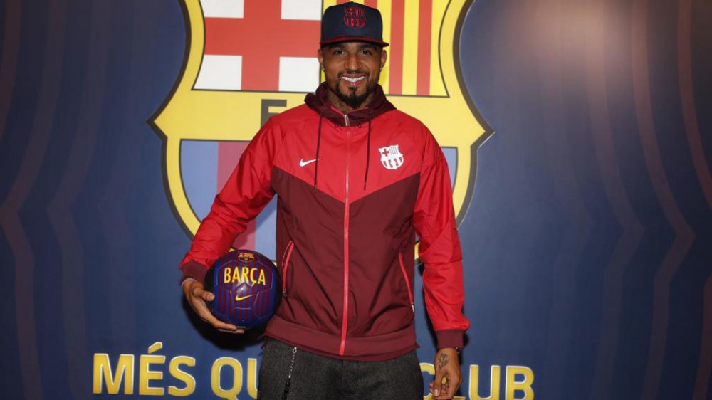 Barcelona loaned Boateng until the end of the season