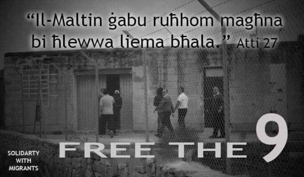 The group has chosen the feast of St Paul to launch their ‘Free the Nine’ campaign