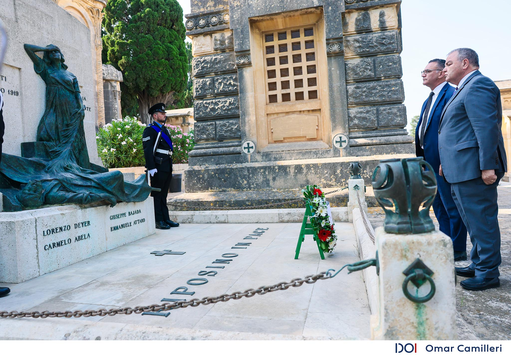 Speaker of the House Anglu Farrugia and Deputy Speaker David Agius