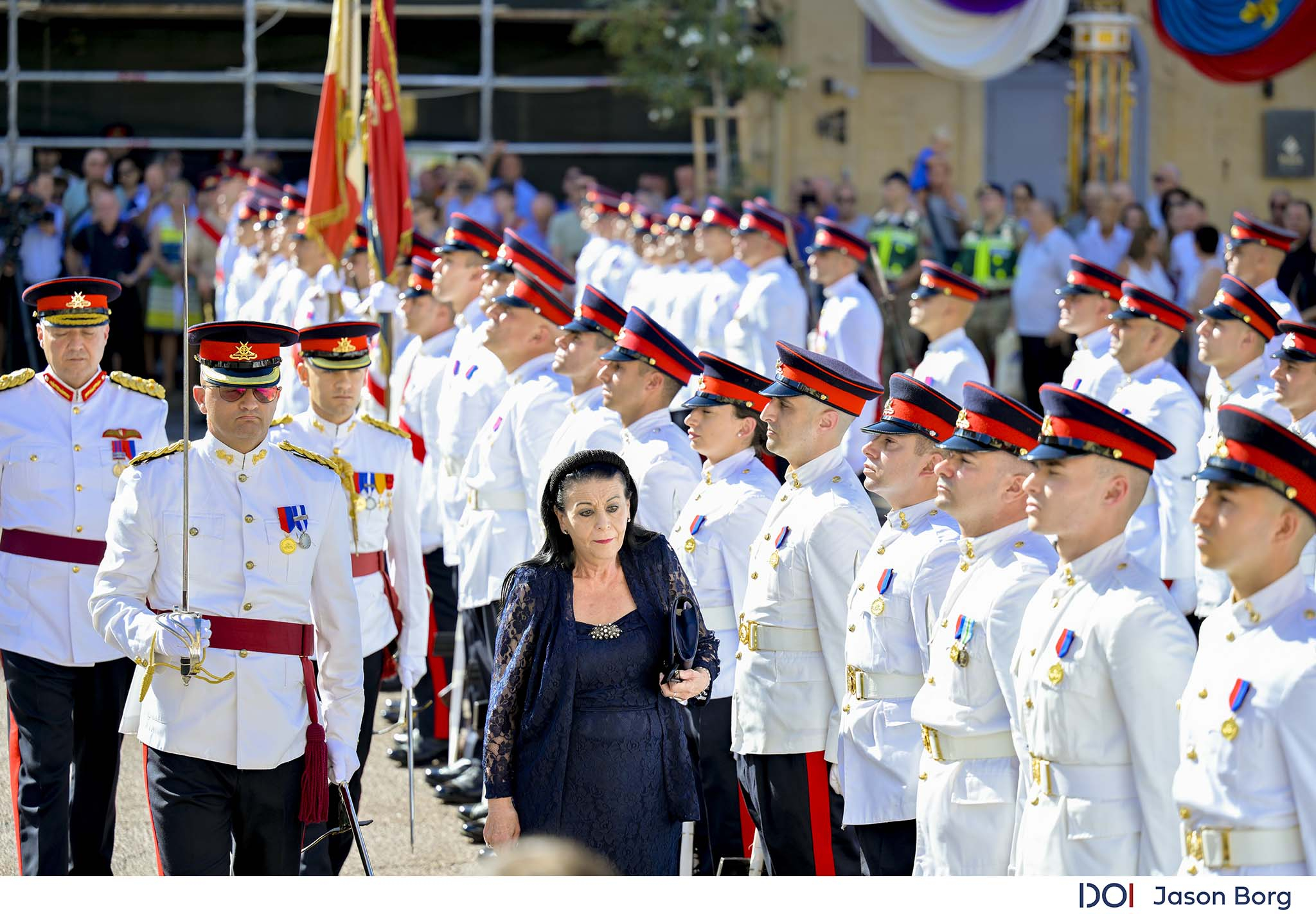 PHOTOS | President in Xagħra for Victory Day commemoration