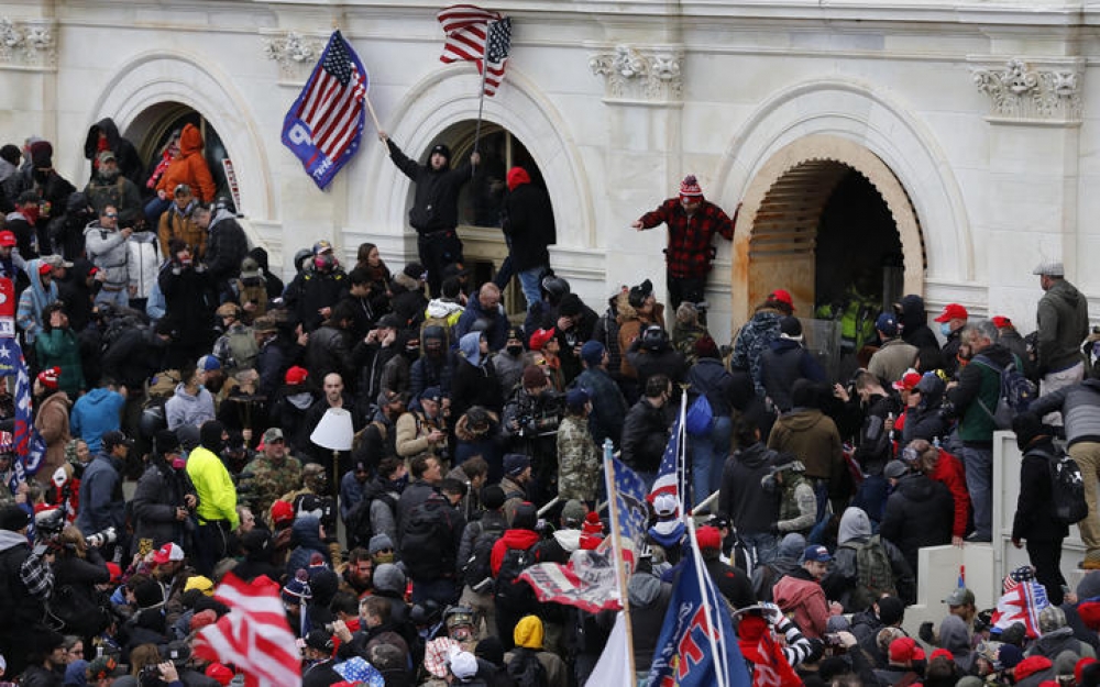Chaos erupted inside the Capitol building on Wednesday as thousands of pro-Trump demonstrators charged the complex and eventually made their way onto the Senate floor