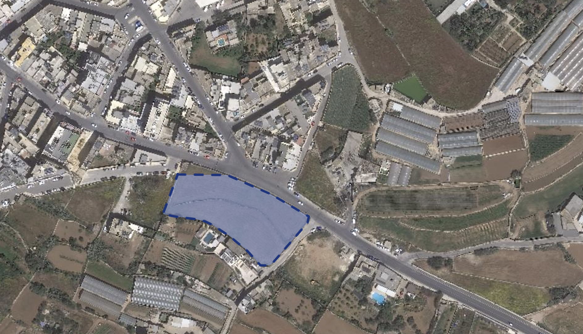 The area of the proposed elderly home development