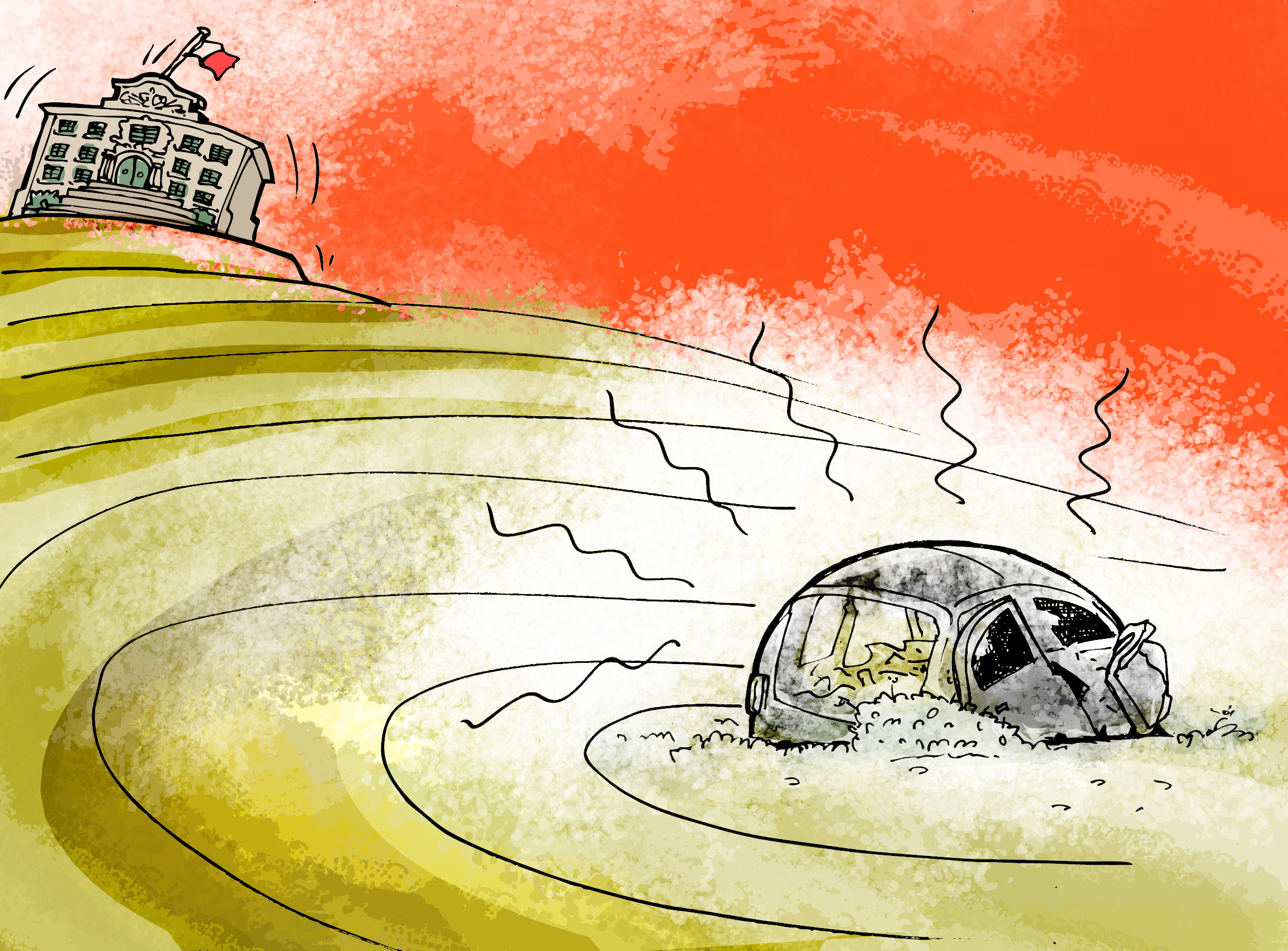 Cartoon by Mikiel Galea