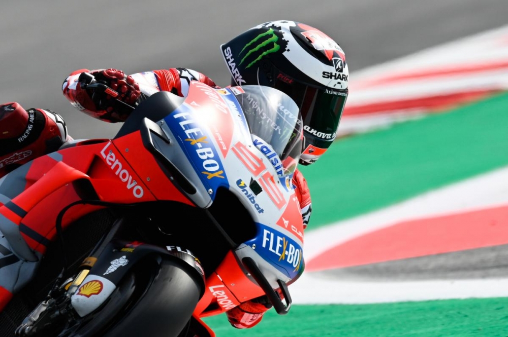 Lorenzo ominous for pole as Marquez crashes at Misano