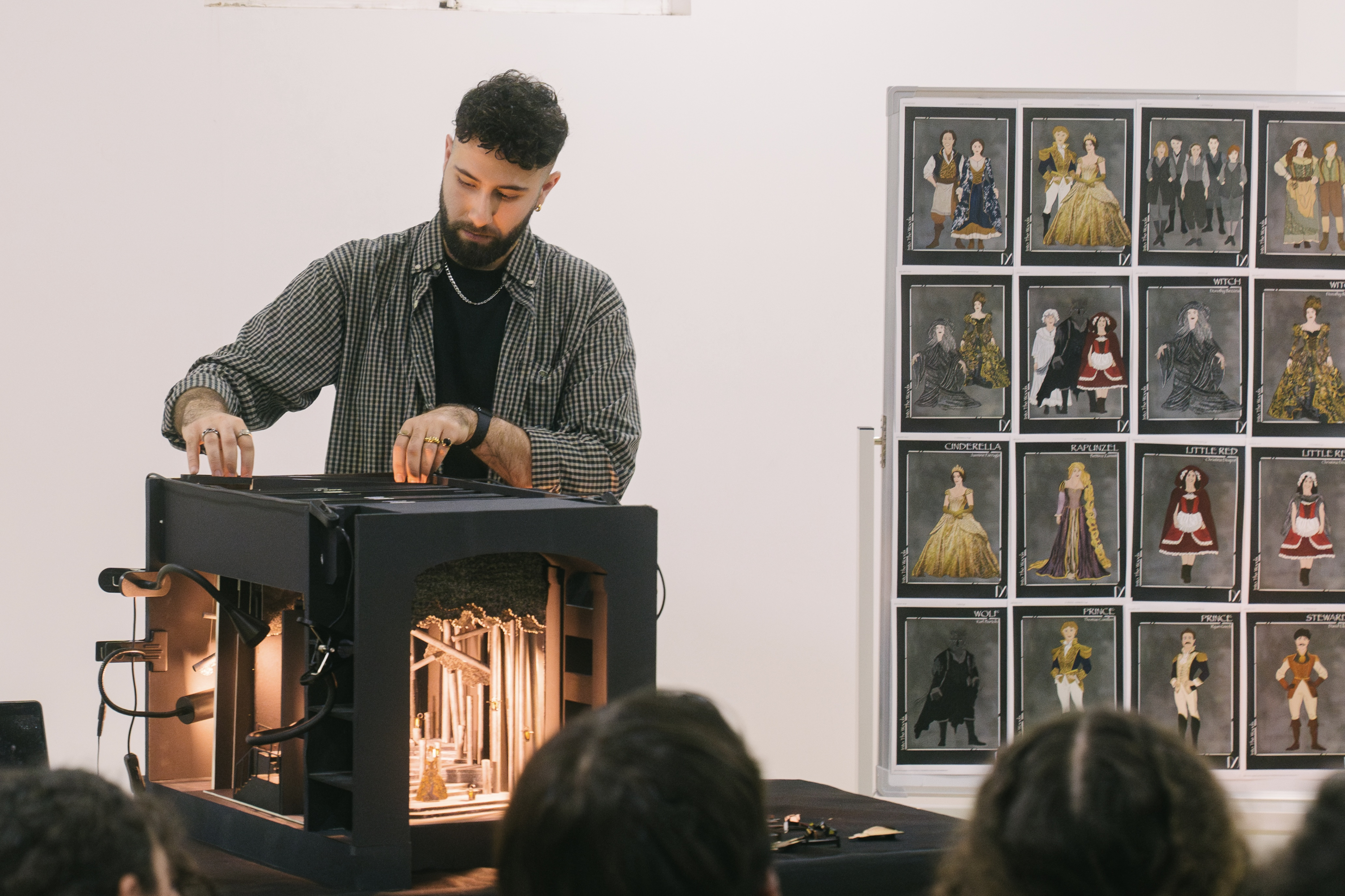 Matthew with set design