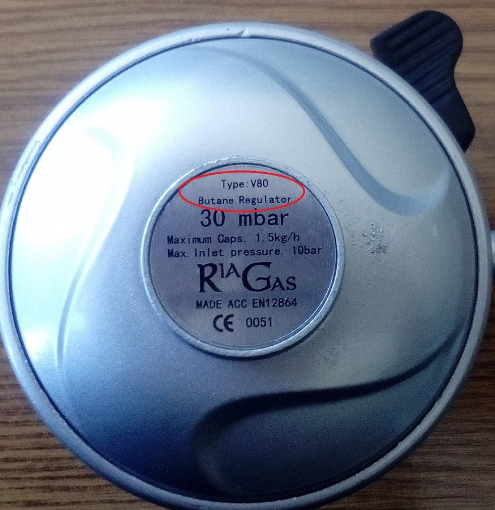 The authority said the type of regulator can be found on the nameplate located on the top of the regulator