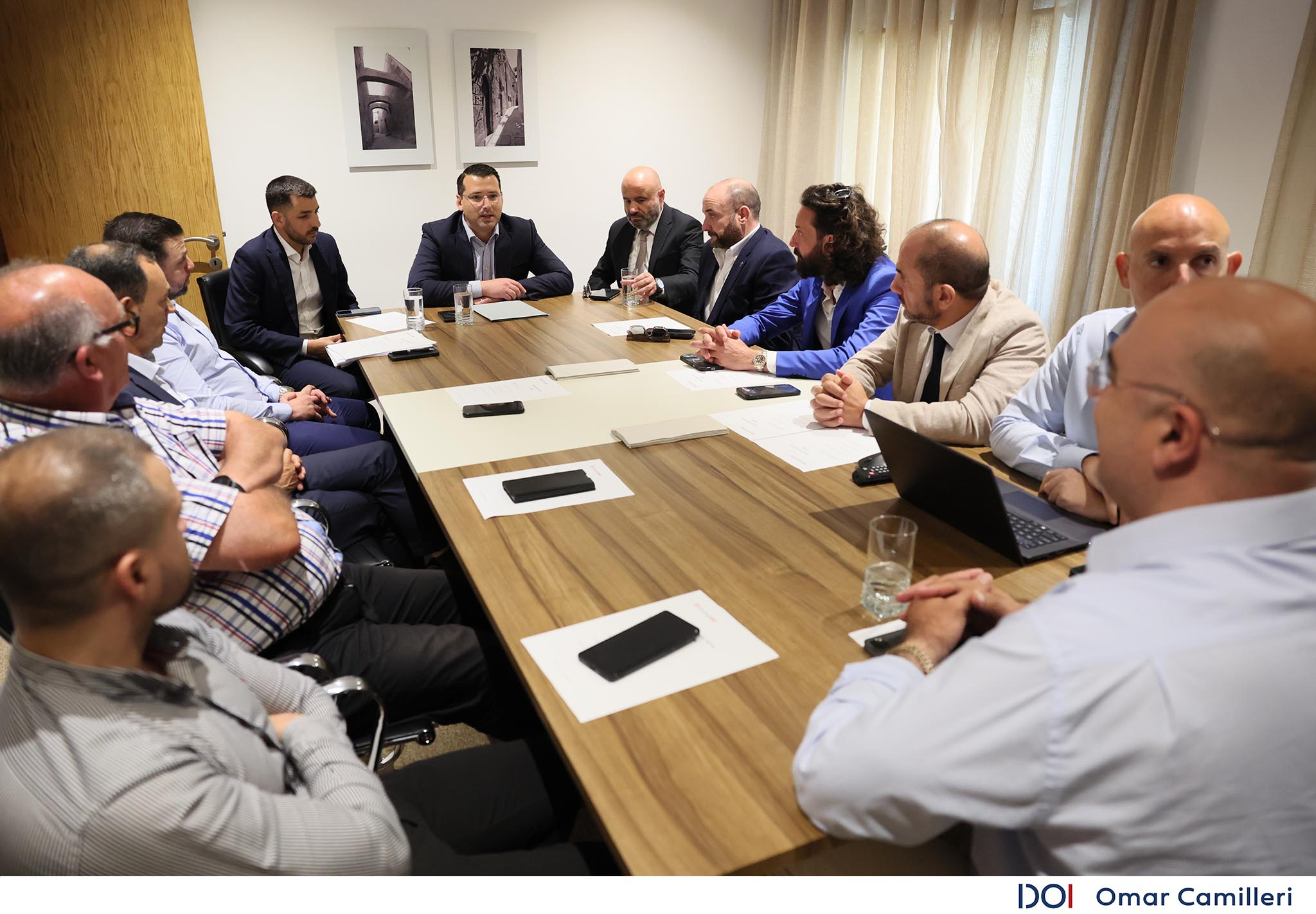 Justice Minister Jonathan Attard addressing the Property Malta Foundation AGM