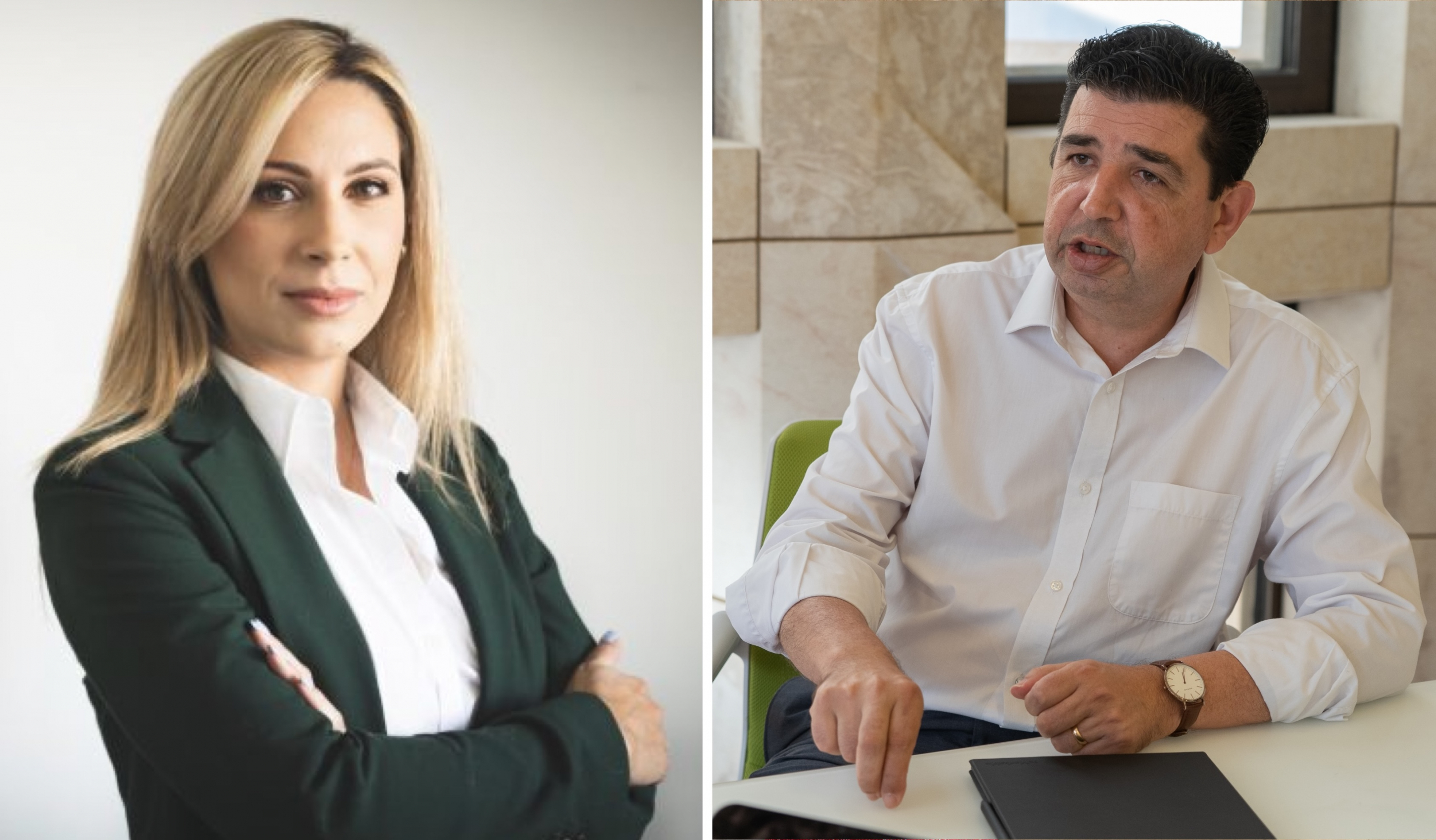 PN spokespersons Rebekah Borg (left) and Stanley Zammit shadow the environment and planning portfolios respectively