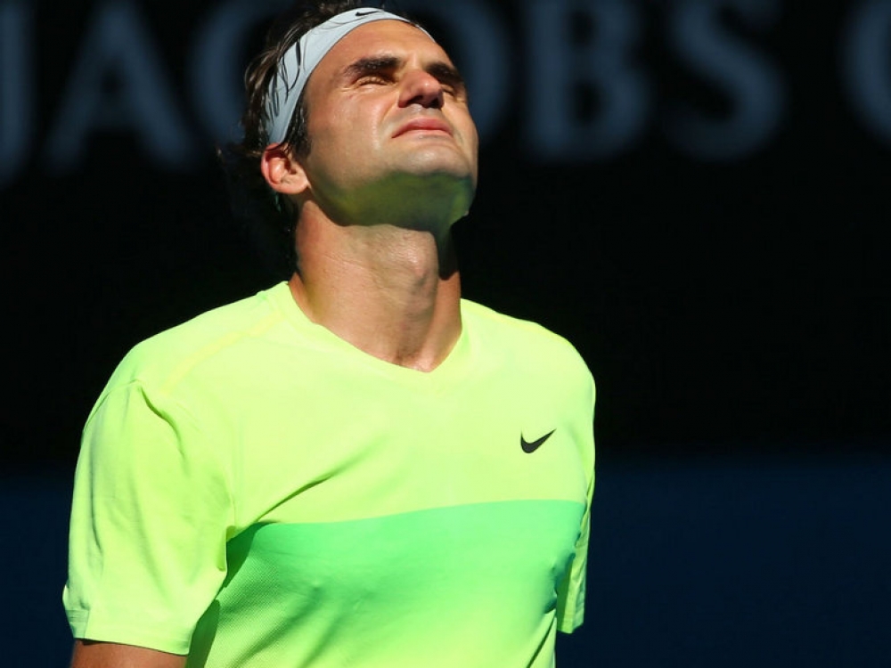 Roger Federer was nocked out by Andreas Seppi