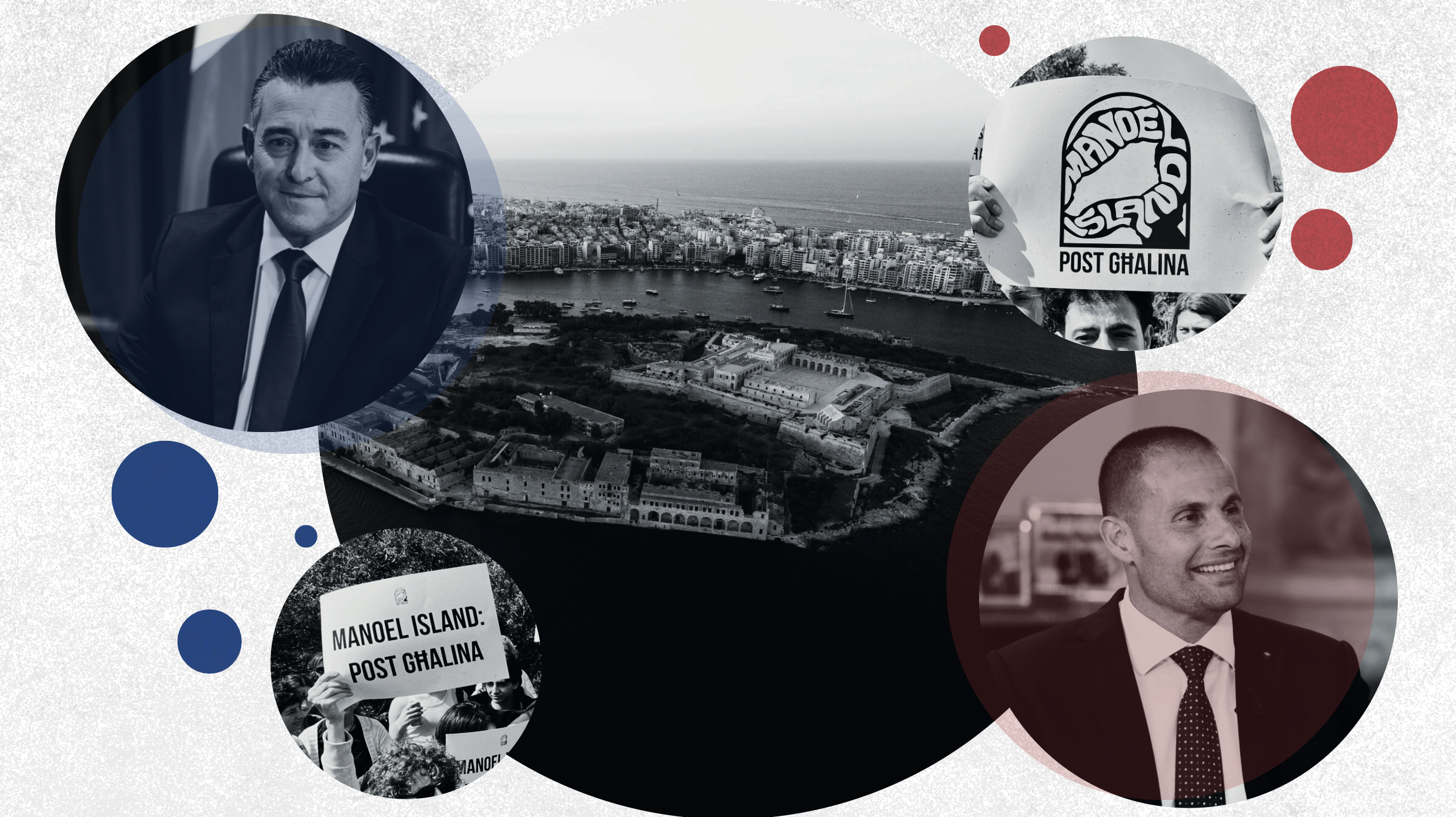 Take a look at how the mood changed on the Manoel Island concession