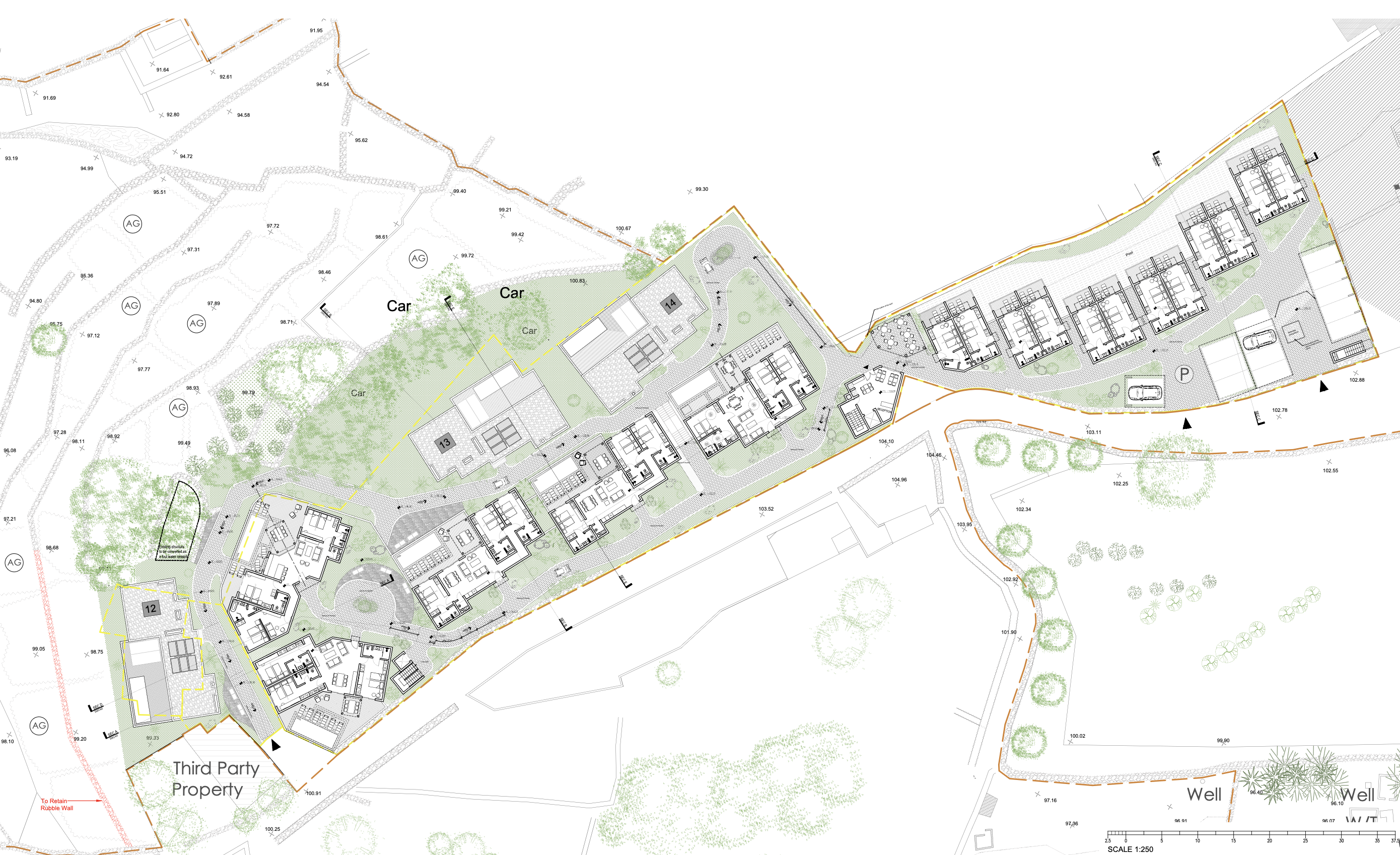The proposed plans for the Garden of Eden wedding hall site