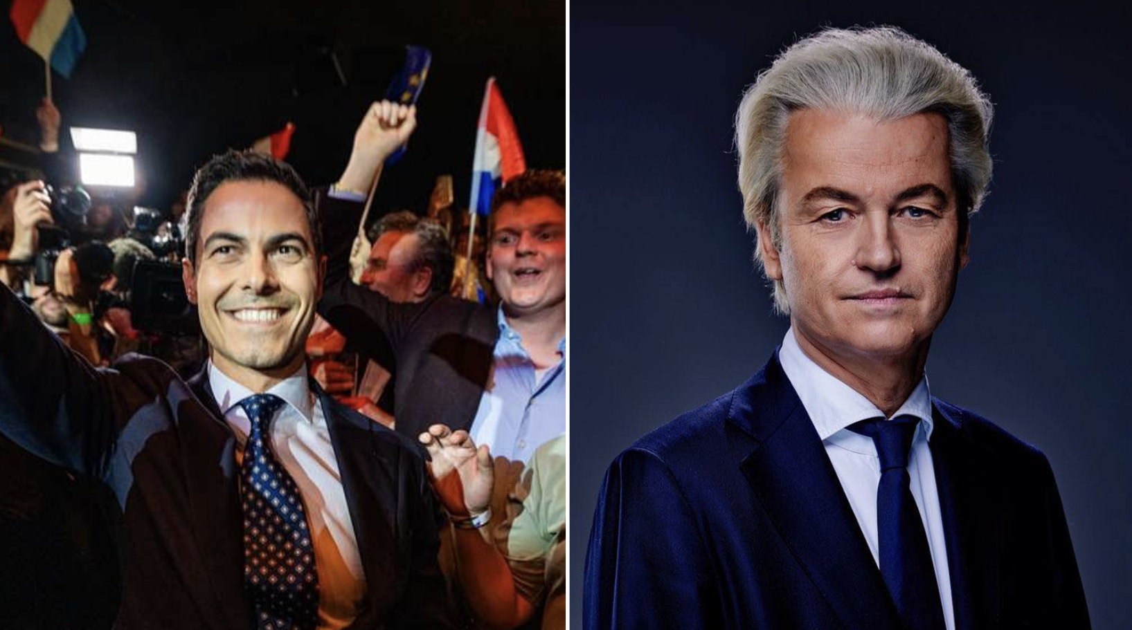 D66 leader Rob Jetten (Left) and PVV leader Geert Wilders (Right) (Photo: X)