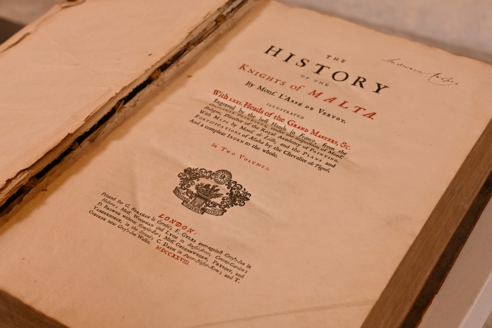 Knights’ history banned by Vatican for attack on Pope donated to Heritage Malta