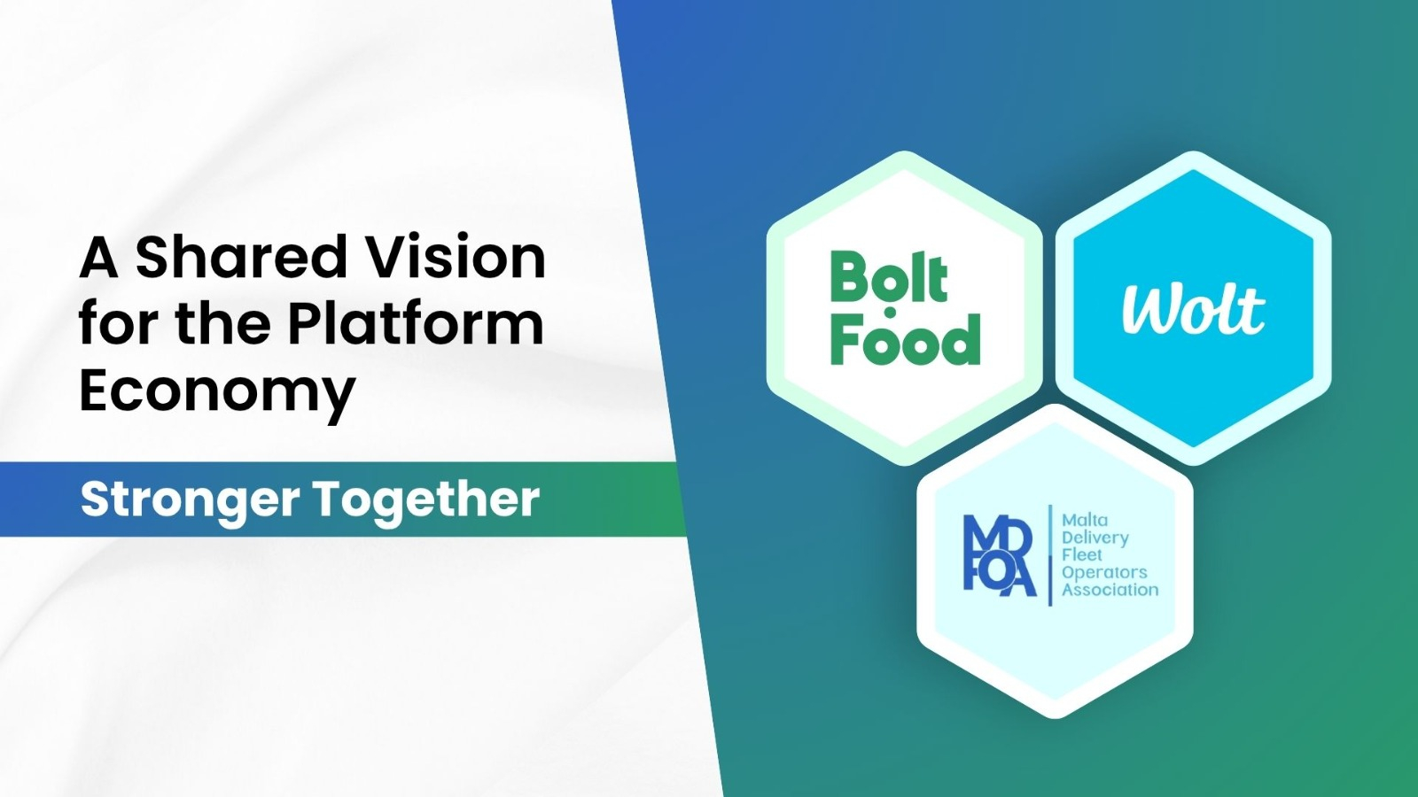 Bolt Food and Wolt will only partner up with compliant fleet operators through this agreement