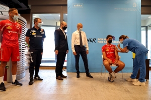 National team players receive COVID-19 vaccine ahead of international competitions
