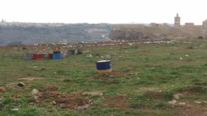 Pyrotechnic debris still littering Gelmus hill in Gozo