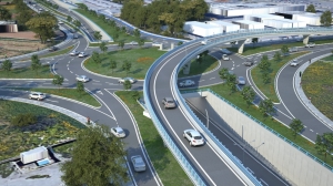 Multi-level intersection to transform Gudja roundabout, improve accessibility