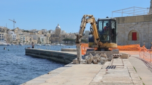 Sally Port Promenade works start to take shape