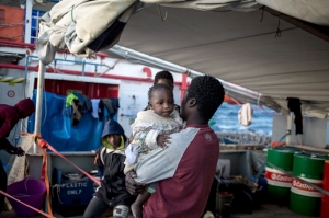 Migrants stranded on NGO ships are being driven to despair, Sea Watch says