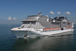 MSC Meraviglia sails into Malta