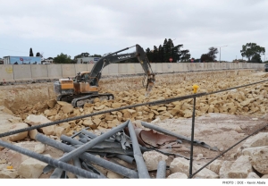 Excavation work on new airport roundabout tunnels is 30% complete