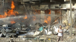11 killed in Shiite mosque suicide bombing