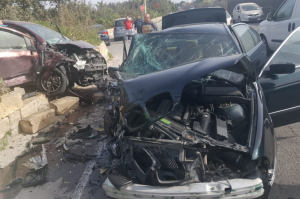 Updated | Elderly couple grievously injured in violent head-on collision outside Birzebbuga