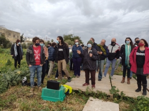Burmarrad farmers join Graffitti in new front against Infrastructure Malta