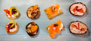 Assorted canapés