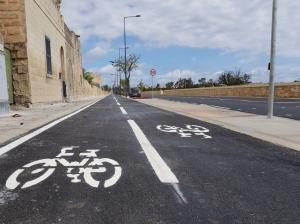 Roads agency accused of using bicycle lanes as an excuse to take up more agriculture land in Mrieħel