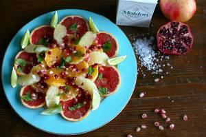 Citrus and pomegranate salad