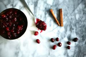 Spicy cranberry sauce