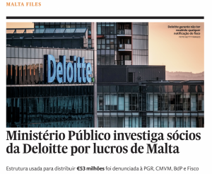 Portugal chief prosecutor probes Deloitte’s million-euro tax structure in Malta