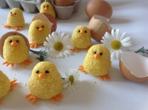 Mini Easter truffle chicks (GF)