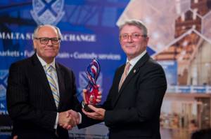 Eden Finance plc wins the 2017 Malta Stock Exchange Company of the Year Award