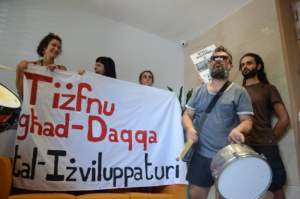 Graffitti to protest ‘developers’ dictatorship’ in front of MDA offices next week