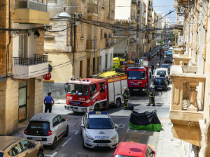 Woman rescued from burning building in Gzira