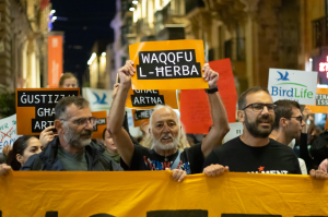 Planning protest: ‘We will keep fighting, together we will stop them,’ Callus tells protestors