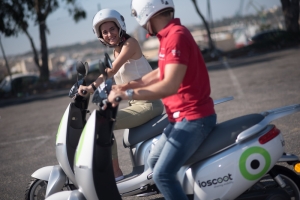 Electric motorbike sharing service to be launched