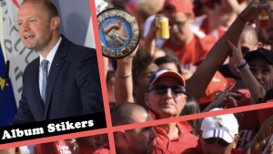 Joseph Muscat, Labour Party disassociate themselves from sticker album