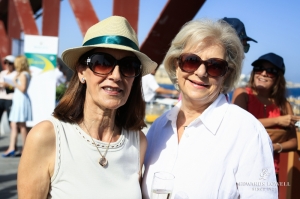 Edwards, Lowell celebrates the start of the Rolex Middle Sea Race