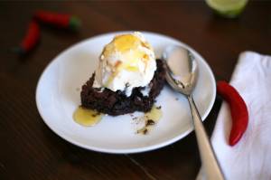 Spicy Mexican brownies