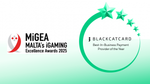 Blackcatcard wins Best-In-Business payment provider of the Year at MiGEA 2025