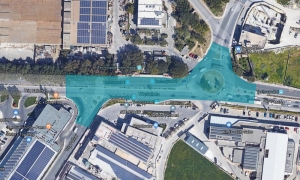 Mosta Technopark roundabout closed for traffic