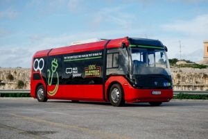 Malta Public Transport rolls out first fully-electric bus