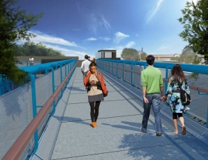 Footbridge across busy Paola road will make it easier for students to reach MCAST
